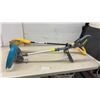 Image 1 : Weed Eater RT112 Electric String Trimmer and Grey/Yellow Cordless String Trimmer, No Battery