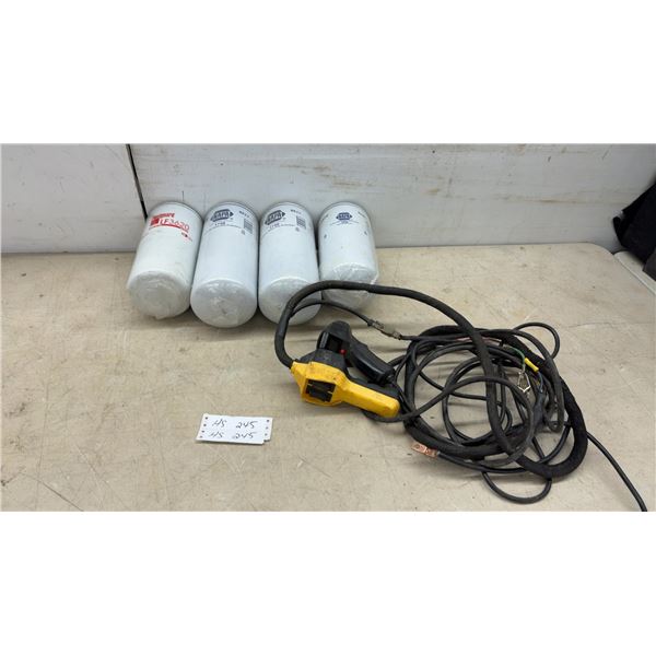 Four New Oil Filters Fleetguard LF3620, NAPA 1748 & Winch Controller