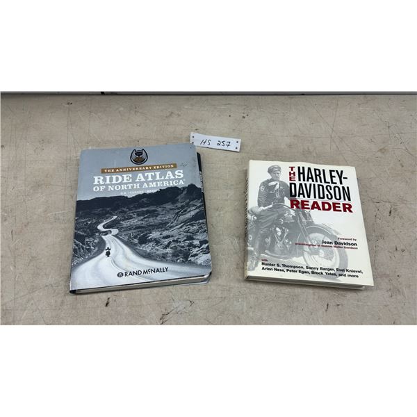 Harley-Davidson Reader and Ride Atlas of North America Anniversary Edition Books
