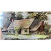 Image 5 : Two Vintage Framed Landscape Prints, Cottage by Stream by Chandler and More, Largest 17 1/2 x 32"
