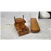 Image 5 : Handcrafted Wooden Semi-Truck with Integrated Cribbage Board Trailer