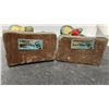 Image 7 : Pair of Vintage Devon Ware: Boy Traveler Figurines with Walking Sticks, Tallest 7 1/2"