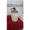 Image 3 : Two-Tone Stoneware Jugs with Brown Glaze Tops and Handles, Lot of 2