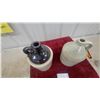 Image 4 : Two-Tone Brown and Natural Salt Glaze Stoneware Jugs