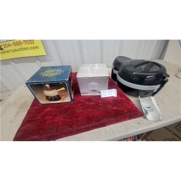T-fal ActiFry Original Low-Oil Fryer, Enamel Fondue Set, and More