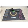 Image 1 : Tie Clips & Pins, Vintage Ties, Pearl Collar & Opera Glasses