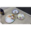 Image 2 : Noritake Hand-Painted Porcelain Plates, Vases, Pink Butterfly Dish, and More