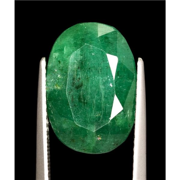 7.7 Ct Certified Emerald Gemstone ($6,900 Appraisal)
