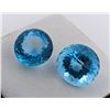 Image 2 : 41.64 Ct Certified Royal Blue Topaz Gemstone Pair ($10,500 Appraisal)
