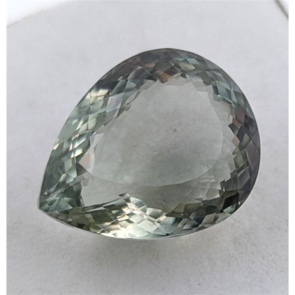 33.84 Ct Certified Green Amethyst - Prasiolite Gemstone Signature ($5,000 Appraisal)