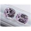 Image 2 : 18.25 Ct Certified Pink Kunzite Gemstone Pair ($9,125 Appraisal)