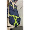 Image 5 : Two Canadian Linen & Uniform Service 54R Navy Cotton Coveralls with Hi-Vis Reflective Striping