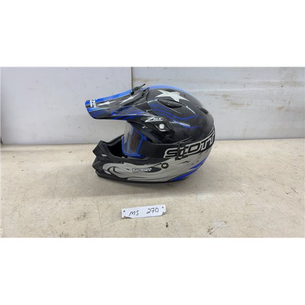 Scott 350 Series Zica Off-Road Motocross Helmet with Scott Goggles, Size XL