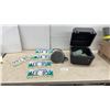 Image 1 : Manitoba License Plates & Simoniz 8" Random Orbit Polisher/Waxer in Case