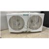 Image 2 : Duracraft DW-CV610C Twin Window Fan, Fishing Pillow, Welcome Garden Sign and More