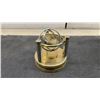 Image 2 : CSI Medallion Desk Clock with Gold-Toned Face and Roman Numerals