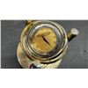 Image 3 : CSI Medallion Desk Clock with Gold-Toned Face and Roman Numerals