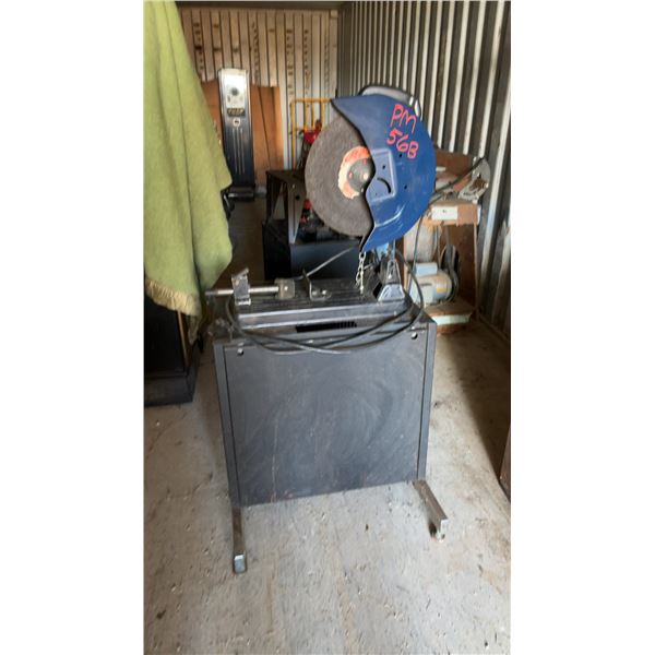 Mastercraft 14" Chop Saw, Model 35-6065-6, 120V, 15A, 3800 RPM, with Custom Stand