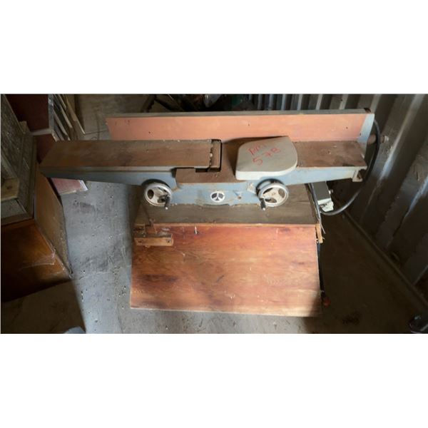 Rockwell Model 37-220 Woodworking Jointer on Custom Wooden Stand
