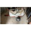 Image 1 : Snyder Industries Pull-Behind Sprayer with Pump on Red Metal Frame with Wheels