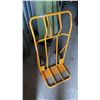 Image 2 : Yellow Steel Two-Wheel Hand Truck with Pneumatic Tires