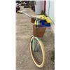 Image 6 : Huffy Deluxe 26" Cruiser Bicycle in Mint Green with Basket and Rear Rack