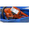 Image 2 : Husqvarna 55 Gas-Powered Chainsaw with Blue Plastic Carrying Case