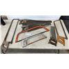 Image 1 : Collection of Hand Saws, Hacksaws and Bow Saws