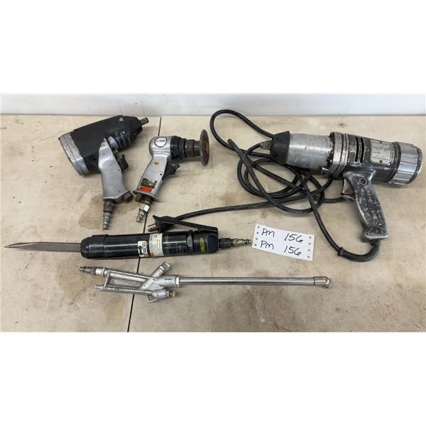 Ingersoll-Rand 1700N Air Hammer, Black & Decker Corded 650 Impact Wrench, Air Grinder, and More