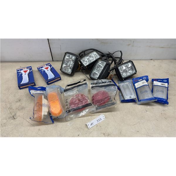 Two Emergency Auto Tools, Marker Lights, Foglights & More