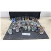 Image 1 : Collection of Souvenir Shot Glasses Including Hard Rock Cafe, Kansas, Montana, and More