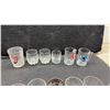 Image 4 : Collection of Souvenir Shot Glasses Including Hard Rock Cafe, Kansas, Montana, and More