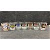 Image 7 : Collection of Souvenir Shot Glasses Including Hard Rock Cafe, Kansas, Montana, and More