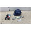 Image 1 : New Scotty 433 Coaming/Gunnel Clamp Mount with Gear-Head, Magnetic Knife Holder, Blue Hard Hat