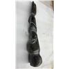 Image 5 : Two Soapstone Sculptures Including T. Jakes 1995 Abstract, 6 1/2" H and Inuit Animal Carving, 15" H