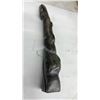 Image 6 : Two Soapstone Sculptures Including T. Jakes 1995 Abstract, 6 1/2" H and Inuit Animal Carving, 15" H
