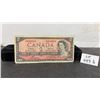 Image 1 : 1954 Bank of Canada Two Dollar Banknote, Beattie-Rasminsky, Serial K/G 8848810