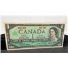 Image 3 : Uncirculated 1967 Canadian One Dollar Banknote