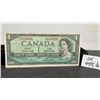 Image 1 : 1954 Bank of Canada One Dollar Banknote, Queen Elizabeth II, Serial Y/F 5162222
