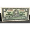 Image 3 : 1937 Bank of Canada One Dollar Banknote, King George VI, Serial w/N 1770000
