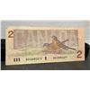 Image 5 : Three 1986 Bank of Canada Two-Dollar Banknotes Featuring Queen Elizabeth II