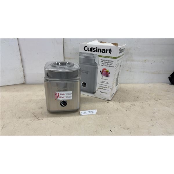 Cuisinart Pure Indulgence ICE-30BCC 2-Quart Frozen Yogurt Sorbet and Ice Cream Maker, Never Used