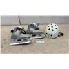Image 1 : CCM Tyke Adjustable Youth Ice Skates Size 2-4 with Avid Helmet