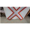 Image 3 : Railroad Crossing Crossbuck Sign, Red and White Reflective Metal X-Shaped Warning Sign Each Panel