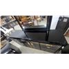 Image 3 : Black Lacquer and Gold Trim Bedroom Set with Dresser63 x 30 x 16.6", Mirror, 45 x 36" Chest