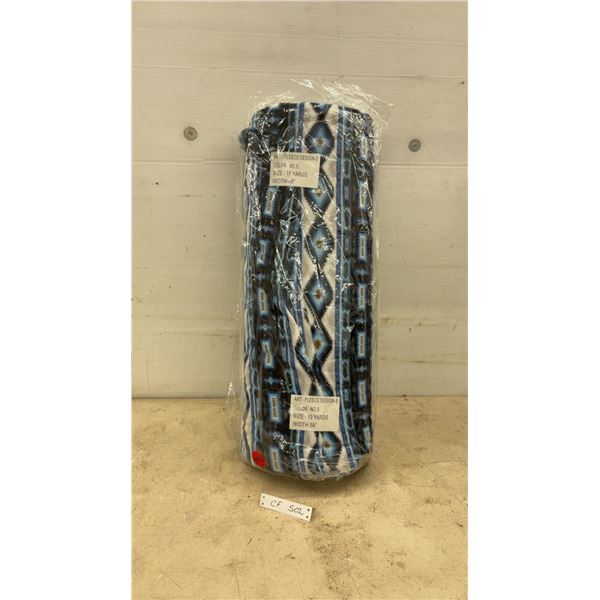 Art Fleece Design-5 Color No. 5 Geometric Print Fabric Roll, 15 Yards X 58" Width.