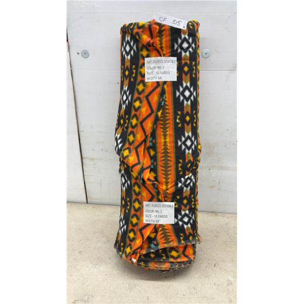 Fleece Design-2 Color No. 2 Southwestern Pattern Fabric, 15 Yards, 58" Width, Cannot Confirm
