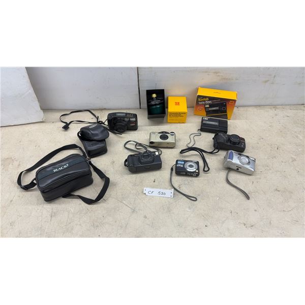 Kodak Tele Disc Camera Outfit, Pentax, Konica, Olympus, Vivitar Cameras, and More
