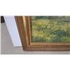 Image 5 : Framed Oil Painting of Rearing Dark Horse in Landscape, Signed Howard Young 30 x 41"