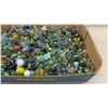 Image 3 : Large Assortment of Glass Marbles in Various Sizes, Colors, and Patterns
